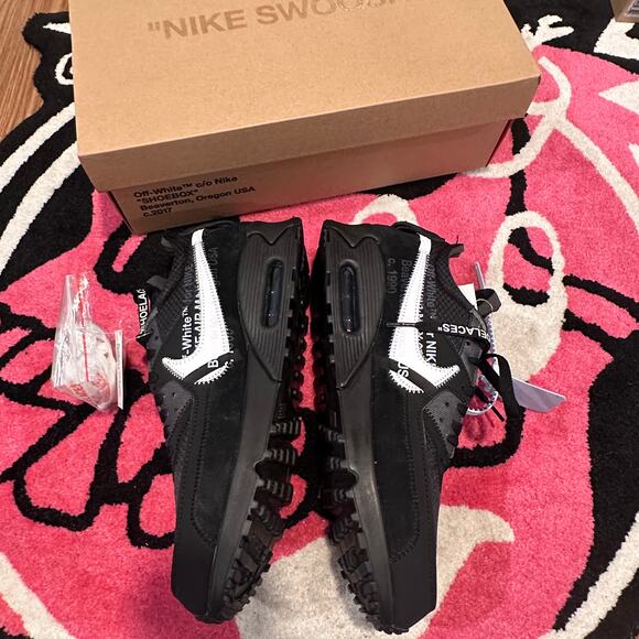 Nike Air Max 90 Off-White “Black” - Size 10 - Brand New main image 9